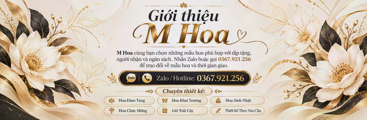 Ảnh bìa Shop hoa tươi Xã Vạn Xuân Hưng Yên - Tư vấn hoa theo từng dịp